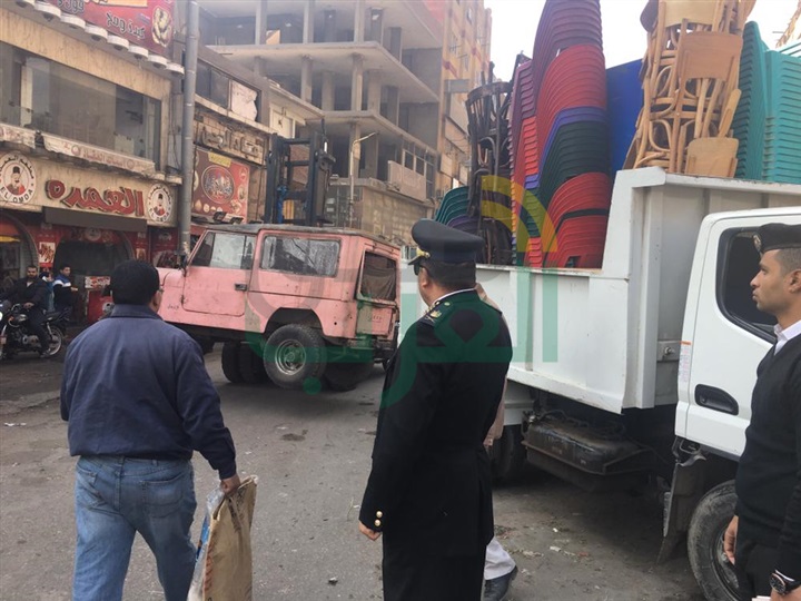 بالصور.. مدير أمن الجيزة يقود حملة مكبرة لرفع الاشغالات بـ"ناهيا"