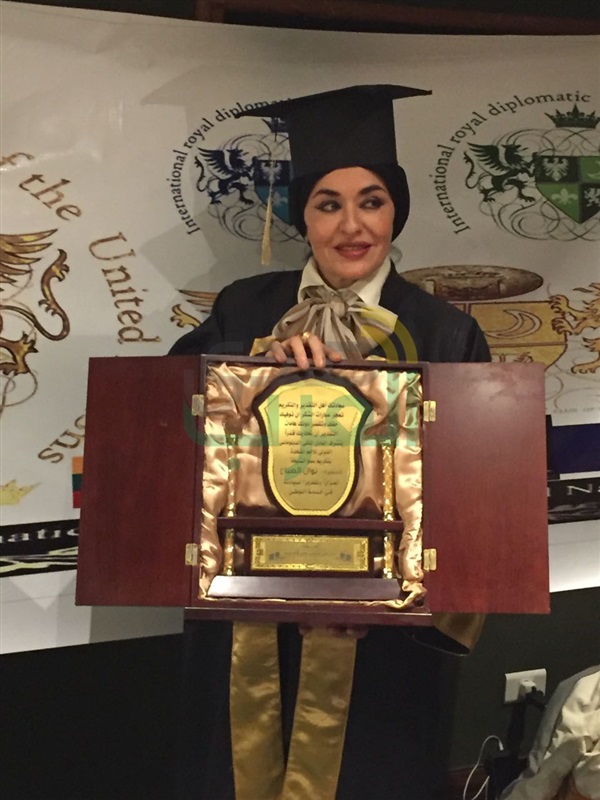 الشيخه نوال الصباح رئيس فخري للنادي الملكي الدبلوماسي