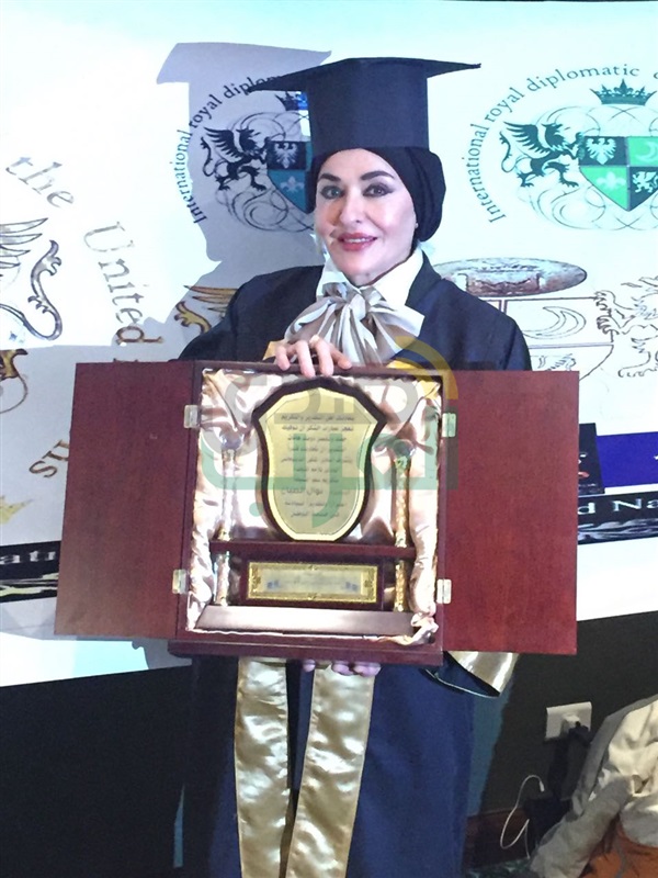 الشيخه نوال الصباح رئيس فخري للنادي الملكي الدبلوماسي