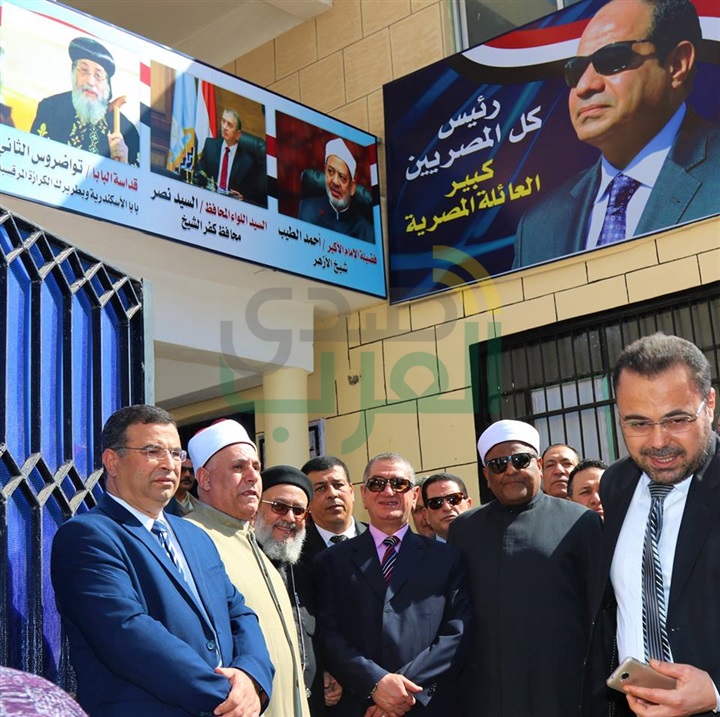 بالصور.."نصر" و" شومان" يتفقدان بيت العائلة المصرية بكفر الشيخ