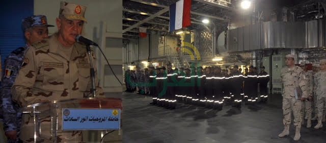 رئيس الأركان يشهد المرحلة النهائية للتدريب المشترك كليوباترا 2018