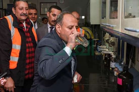 بالصور.. محافظ الإسكندرية يتفقد محطة مياه "السيوف"
