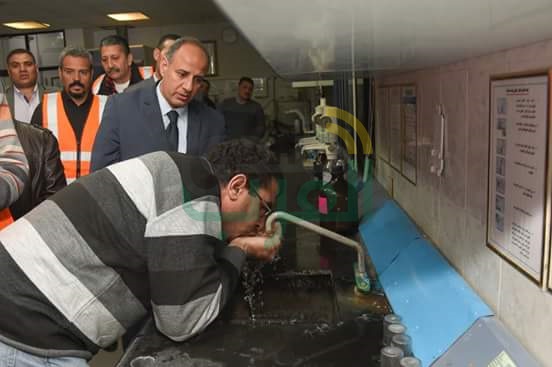 بالصور.. محافظ الإسكندرية يتفقد محطة مياه "السيوف"