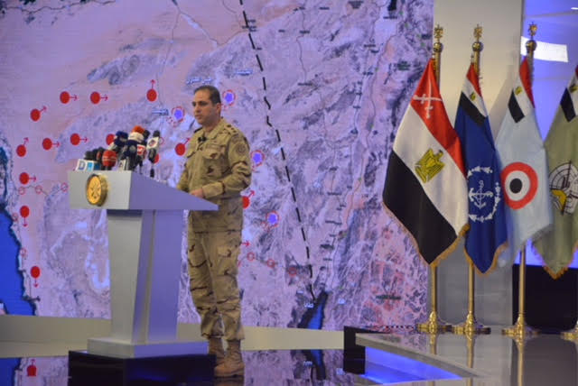 المتحدث العسكري: القضاء على 105 تكفيريين واستشهاد 16 من أبطال الجيش