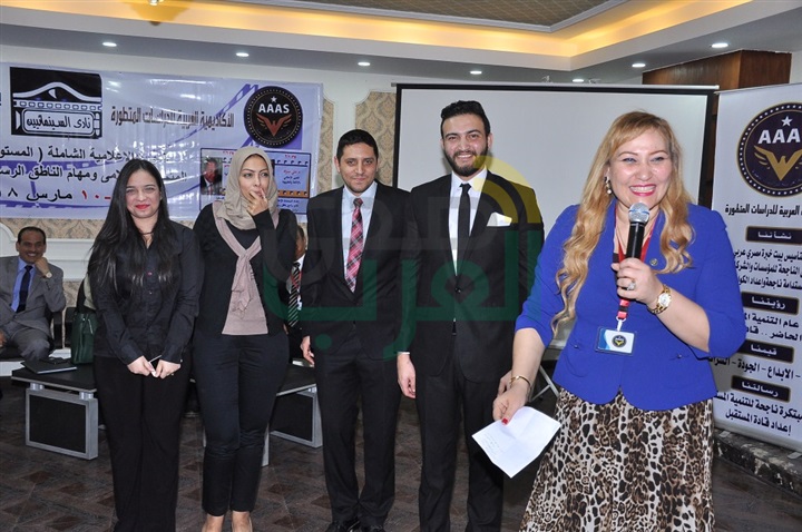 الأكاديمية العربية تكرم أماني الموجي وعلي مبارك