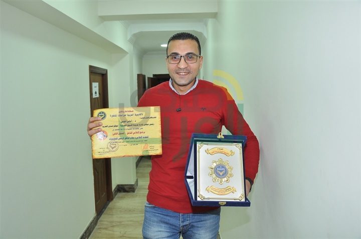 الأكاديمية العربية تكرم أماني الموجي وعلي مبارك