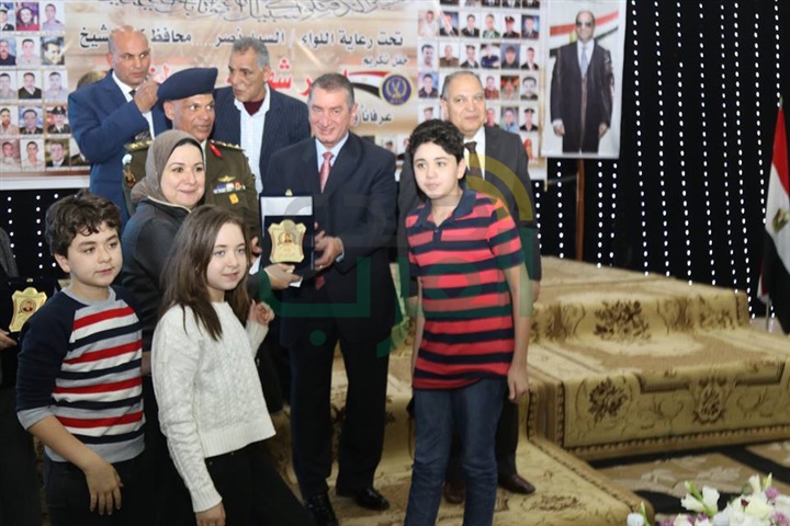 بالفيديو والصور والأسماء...كفر الشيخ ترد الجميل لشهدائها وتكرم  76 من أسر الشهداء
