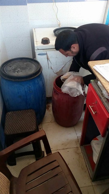 بالصور.. ضبط 200 كيلو فسيخ فاسد في كفر الشيخ