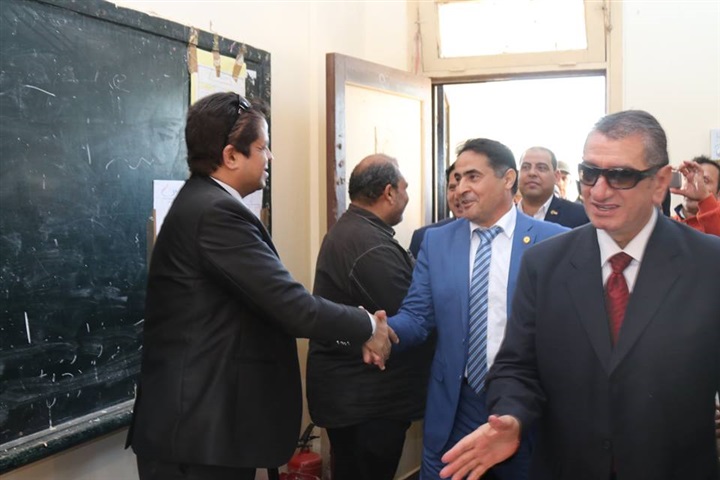 بالفيديو والصور.. محافظ كفرالشيخ يتفقد لجان الحامول