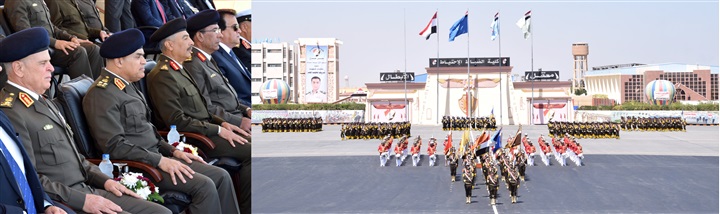 وزير الدفاع يشهد حفل تخرج الدفعة 153 من كلية الضباط الاحتياط