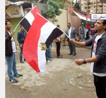 بالصور.. الحشود الشعبية بلجان عزبة النخل واحتفالات الناخبين بالعرس الديمقراطي