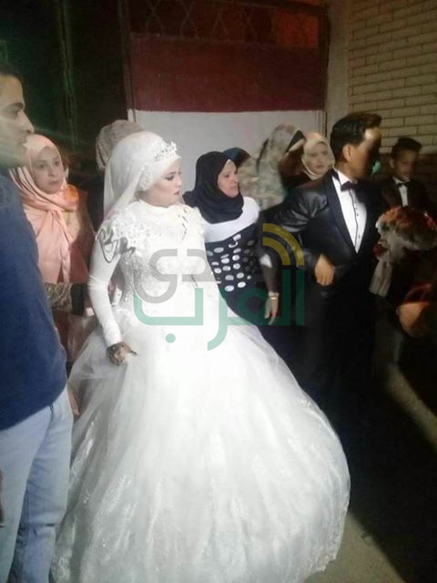 بالصور.. حفل زفاف داخل لجنة انتخابية بالخانكة