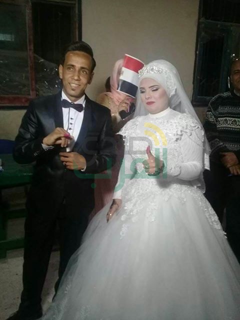 بالصور.. حفل زفاف داخل لجنة انتخابية بالخانكة