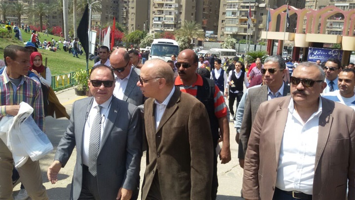 بالصور.. جولة ميدانية لمحافظ القاهرة بالحدائق والمنشآت الخدمية