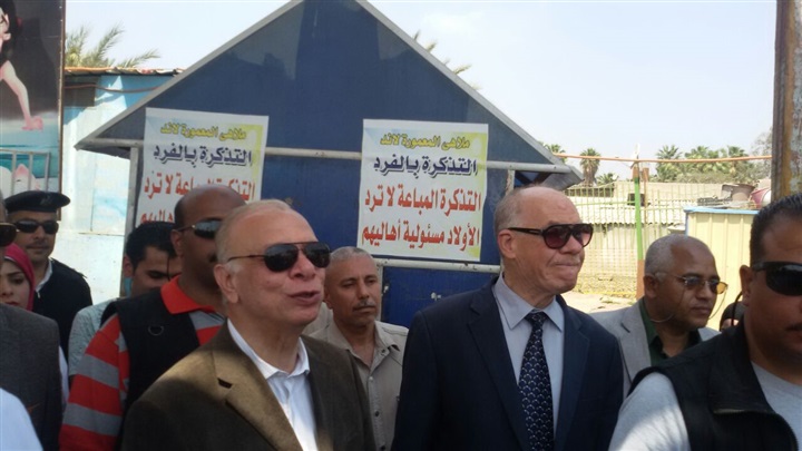 بالصور.. جولة ميدانية لمحافظ القاهرة بالحدائق والمنشآت الخدمية