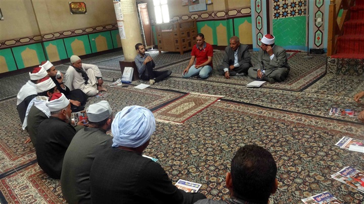 ائمة الإسلام بجهينة يبحثون سبل توعية المواطنين لترشيد استهلاك المياه   
