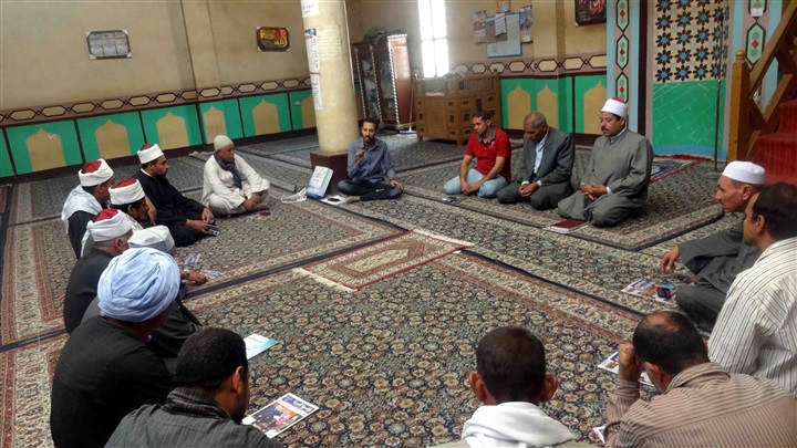 ائمة الإسلام بجهينة يبحثون سبل توعية المواطنين لترشيد استهلاك المياه   
