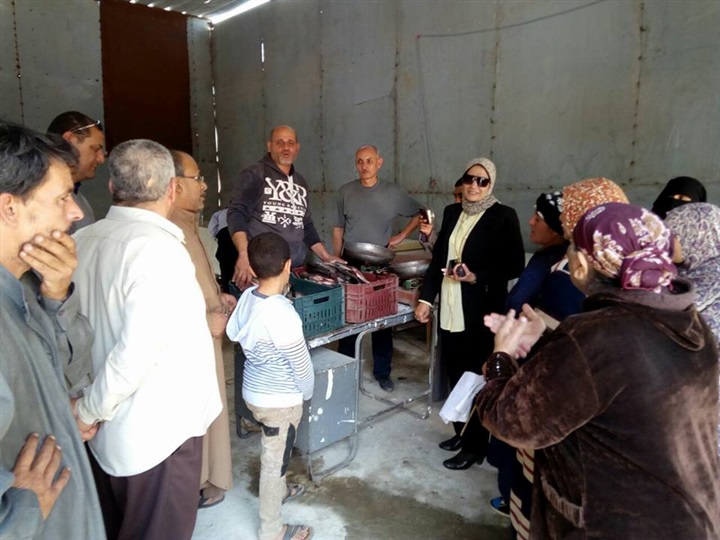 بالصور.. محافظ كفر الشيخ يُتابع وصول أسماك "غليون" للمنافذ 