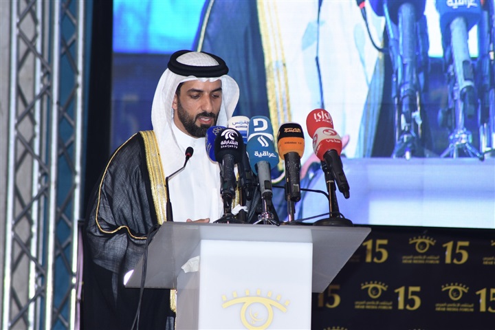  وزير الخارجيه الكويتي ووزير الإعلام يفتتحان الملتقى الإعلامي العربي في دورته الـ15 بالكويت 