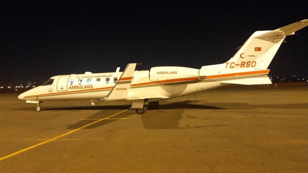 طائرة إسعاف  تركية