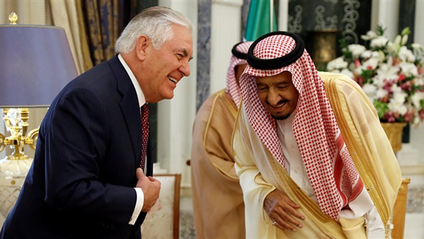 الملك سلمان وتيلرسون-