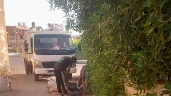 أثناء رفع كفاءة الشوارع